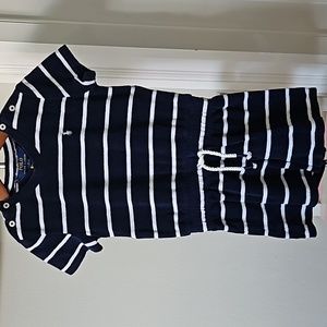 Polo Striped Romper girls